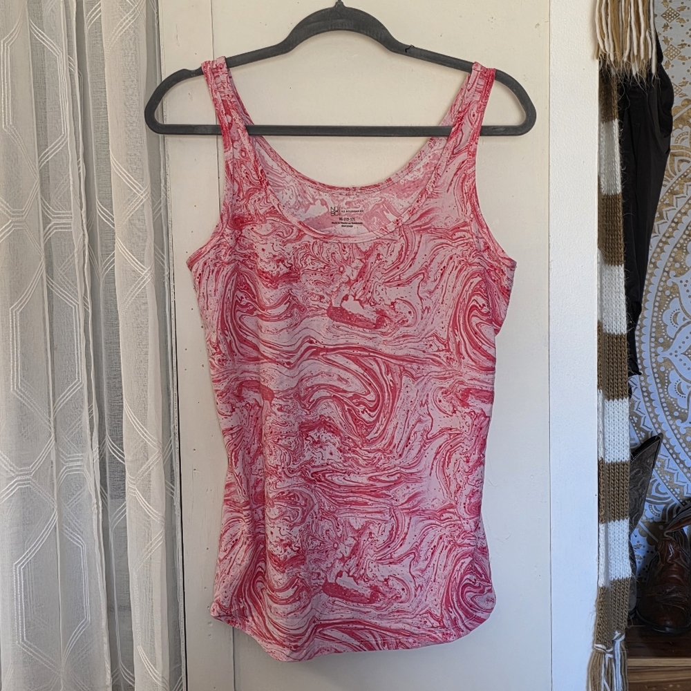 Pink Marble Tank Top